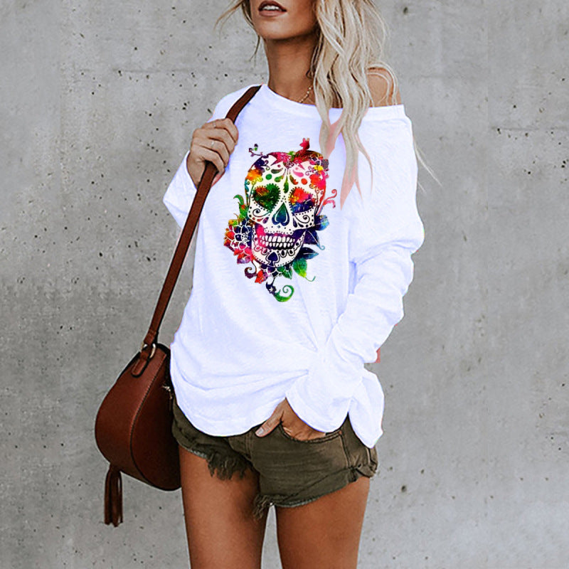 Casual long-sleeved top